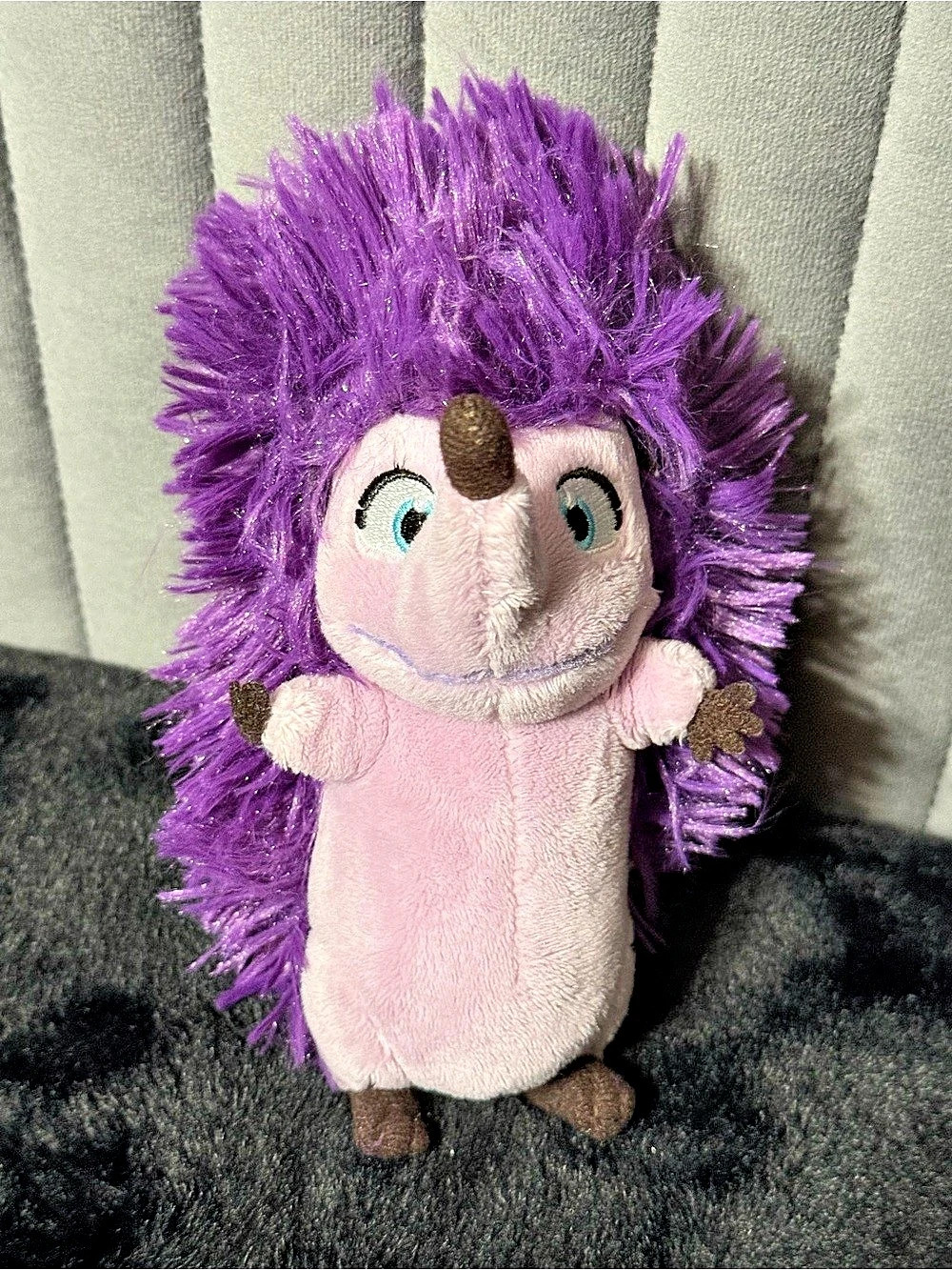 Ferdinand Purple Hedgehog Plush Blue Sky Studios Movie Stuffed Animal